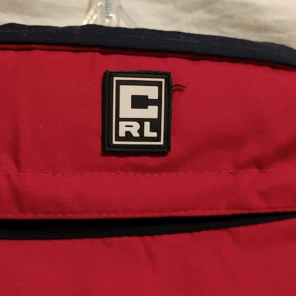 Chaps Ralph Lauren Pullover Vintage 90's Jacket W Hidden Hood Sz.L